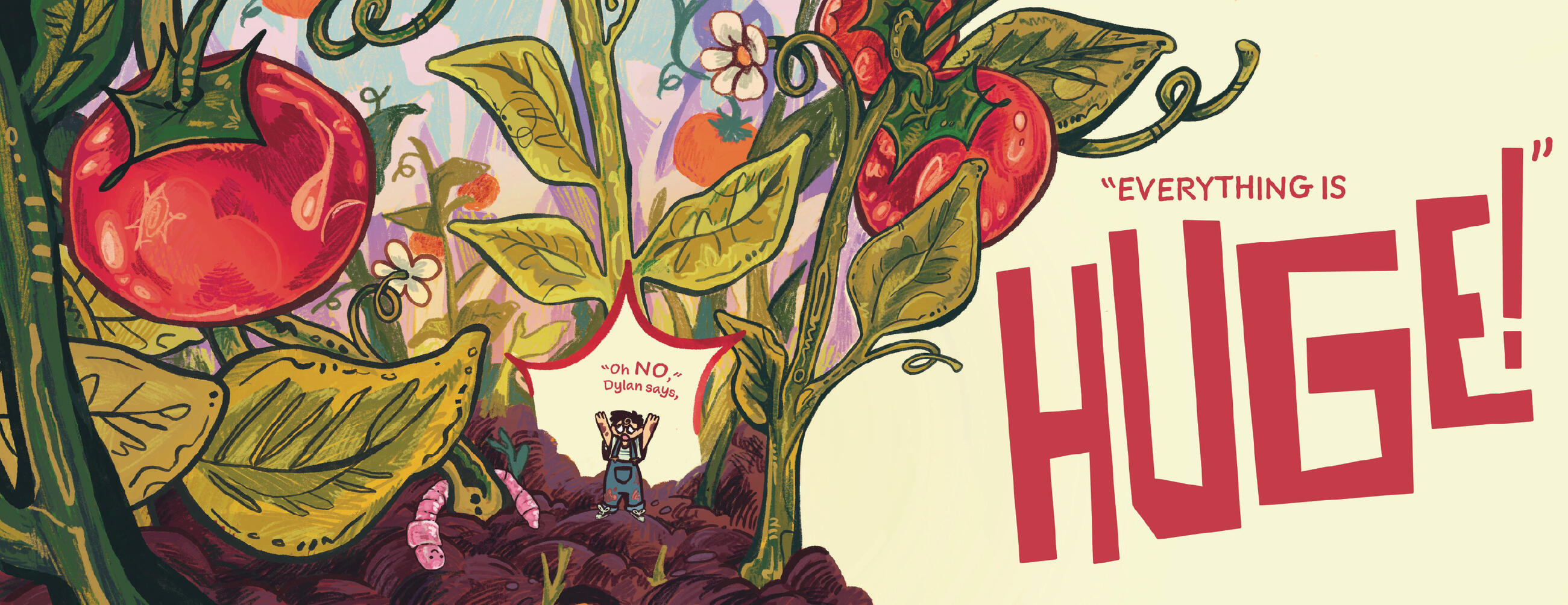 "Grandma's Garden" Picture Book Spread (2026)