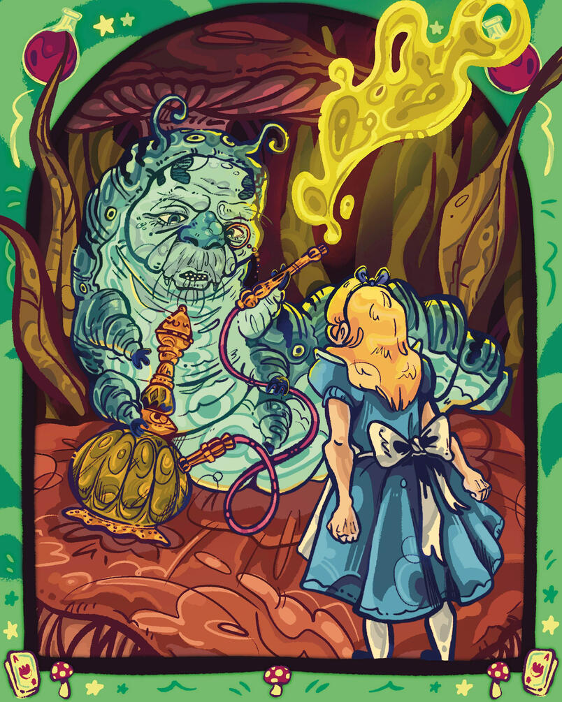 Alice in Wonderland Page Illustration (2025)