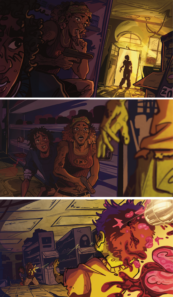 Zombie Apocalypse Triptych (2025)