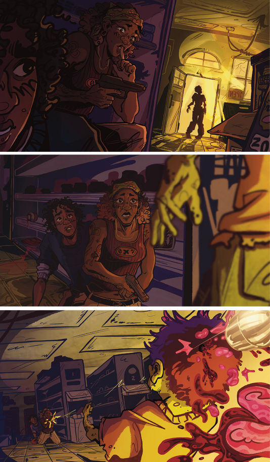 Zombie Apocalypse Triptych (2025)